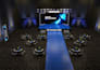 design luxury wedding stage and reception with 3d lighting visualization